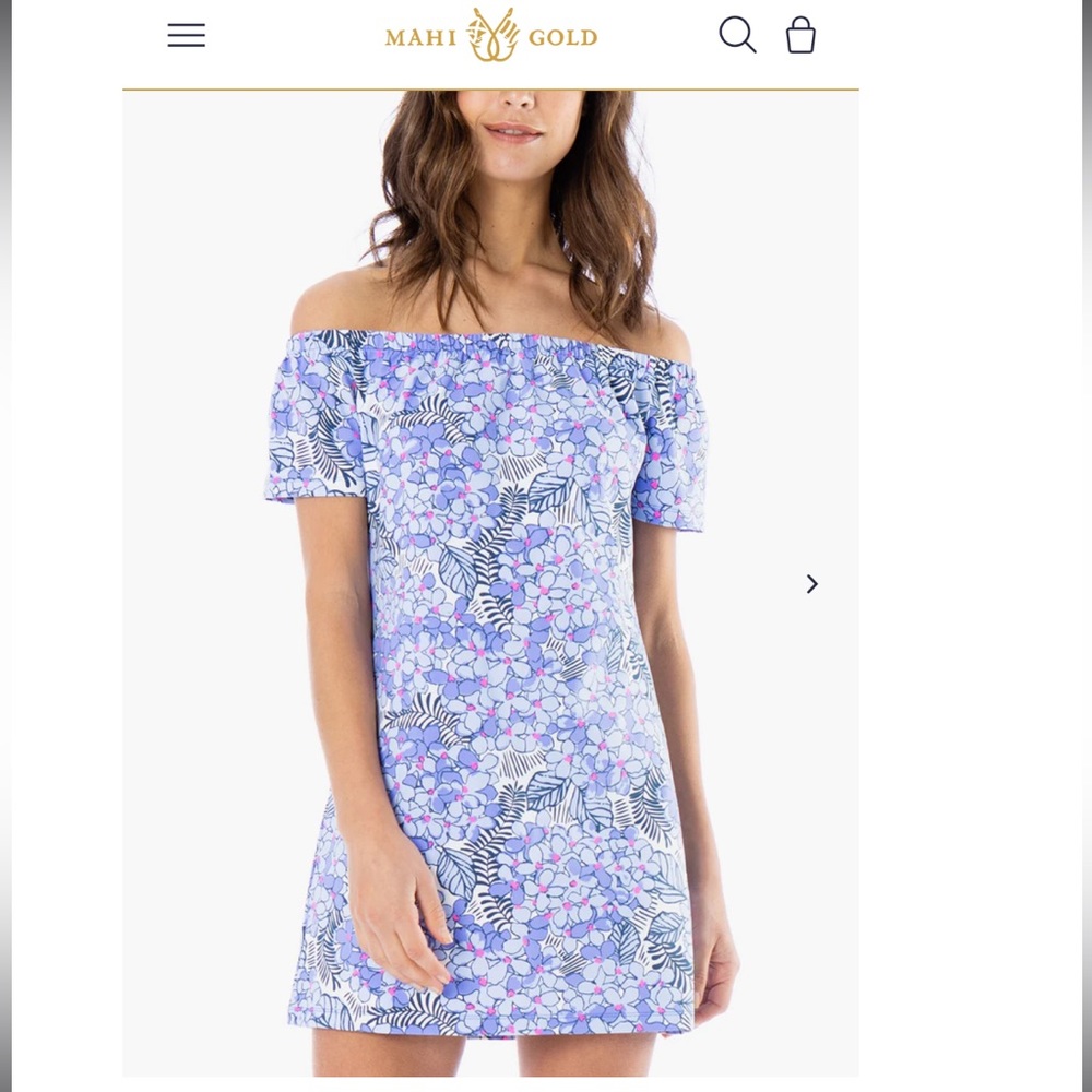 MAHI GOLD RAE DRESS